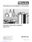 Preview: Operating And Installation Instructions