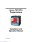 Preview: Installation And Operation Manual