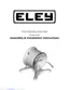 Preview: Assembly/Installation Instructions