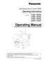 Preview: Operating Instructions