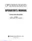 Preview: Operator's Manual