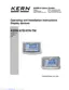 Preview: Operating And Installation Instructions