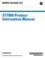 Preview: Product Information Manual