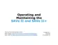 Preview: Operating And Maintaining