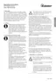 Preview: Operating Instructions