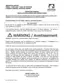 Preview: Operators Manual Installation & Operation Instructions
