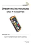 Preview: Operating Instructions
