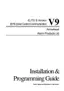 Preview: Installation & Programming Guide