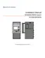 Preview: Installation Manual