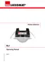 Preview: Operating Manual