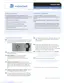 Preview: Installation Datasheet