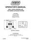 Preview: Operator's Manual