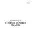 Preview: External Control Manual