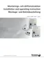 Preview: Installation And Operating Instruction