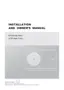 Preview: Installation And Owner's Manual