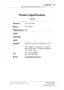 Preview: Product Specification