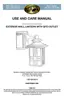 Preview: Use And Care Manual