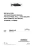 Preview: Installation And Maintenance Manual