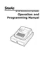 Preview: Operation And Programming Manual