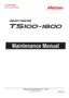 Preview: Maintenance Manual