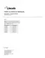 Preview: Installation And Parts & Service Manual
