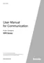 Preview: User Manual For Communication