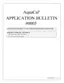 Preview: Application Bulletin