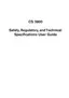 Preview: Safety, Regulatory & Technical Specification User Guide