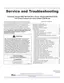 Preview: Service And Troubleshooting