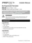 Preview: Installer Manual