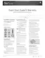 Preview: Quick Start Guide & Warranty