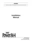 Preview: Installation Manual
