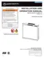 Preview: Installation And Operation Manual
