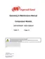 Preview: Operating & Maintenance Manual