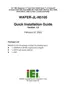 Preview: Quick Installation Guide