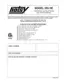 Preview: Operating Instructions And Parts Manual