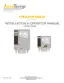 Preview: Installation & Operator's Manual