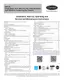 Preview: Installation, Start-Up, Operating And Service And Maintenance Instructions