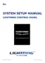 Preview: System Setup Manual