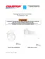 Preview: Operation Maintenance Manual & Parts List