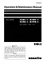 Preview: Operation & Maintenance Manual