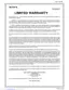 Preview: Limited Warranty