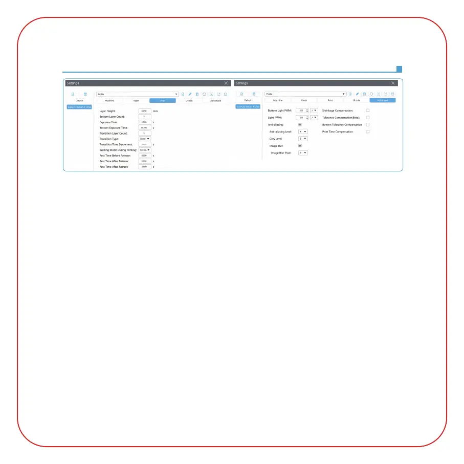 Elegoo Saturn 4 Ultra - Software Parameter Configuration; Layer Height ...