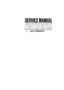 Preview: Service Manual And Parts List