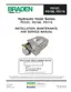 Preview: Installation Maintenance And Service Manual