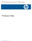 Preview: Windows Help