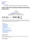Preview: Manual And Pairing Instructions