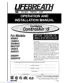Preview: Operation And Installation Manual