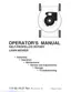 Preview: Operator's Manual