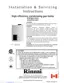 Preview: Installation & Servicing Instructions